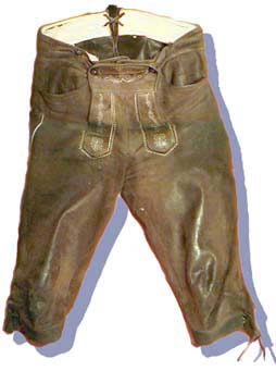 Rindlederhose von Adler