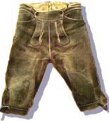 Hirschlederne Kniebundhose von 1950