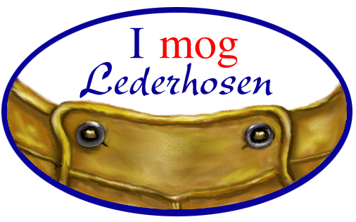 I mog Lederhosen Sticker